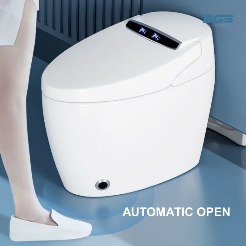 Großhandel Günstige 110 V/220 V s Falle/p Falle Japanische Badezimmer Auto Flush Intelligente Elektrische Bidet Automatische wc Smart Wc Schüssel