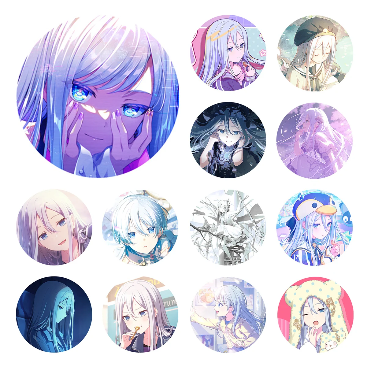 

Project SEKAI Anime Yoisaki Kanade 25 Nightcord updated on 20250626 50mm Metal Badge Brooch Pins