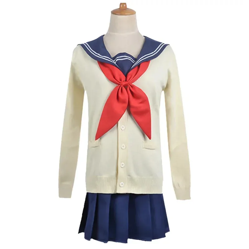 Disfraz de My Hero Academia Toga Himiko, disfraces de Halloween para mujer, uniforme de Anime Himiko Toga JK, suéter, abrigo, disfraces