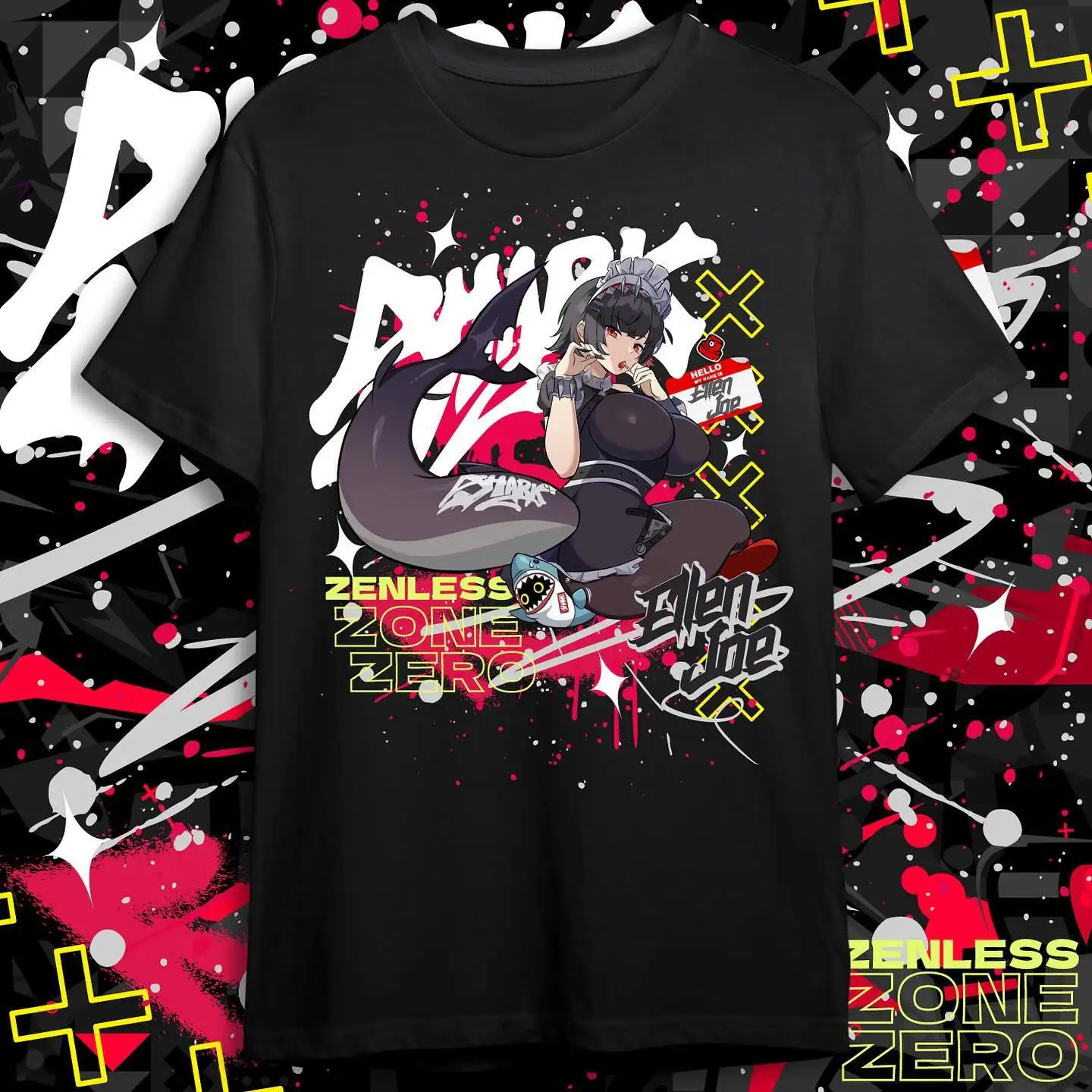

ZZZ Ellen Joe Unisex T-Shirt Anime Merch 100%Cotton Shirt