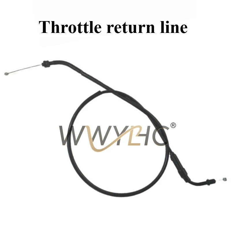 

Suitable for Benda Greystone Motorcycle Throttle Cable BD300-16 Oil Return Steel Rope Right Hand Handle Cable