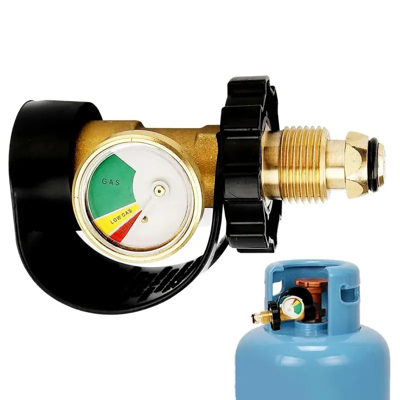 Indicateur de recyclage d'adaptateur précieux de propane, compteur de pression, détecteur de fuite, connexion QCC1, type 1, anti-poussière, LP