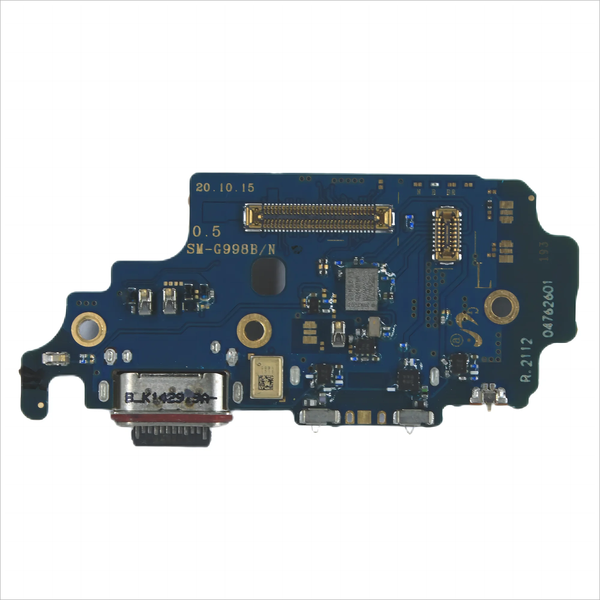 USB Charging Port Dock Flex Cable For Samsung Galaxy S21 Ultra G998 Charger Board Cell Phone Repair Parts