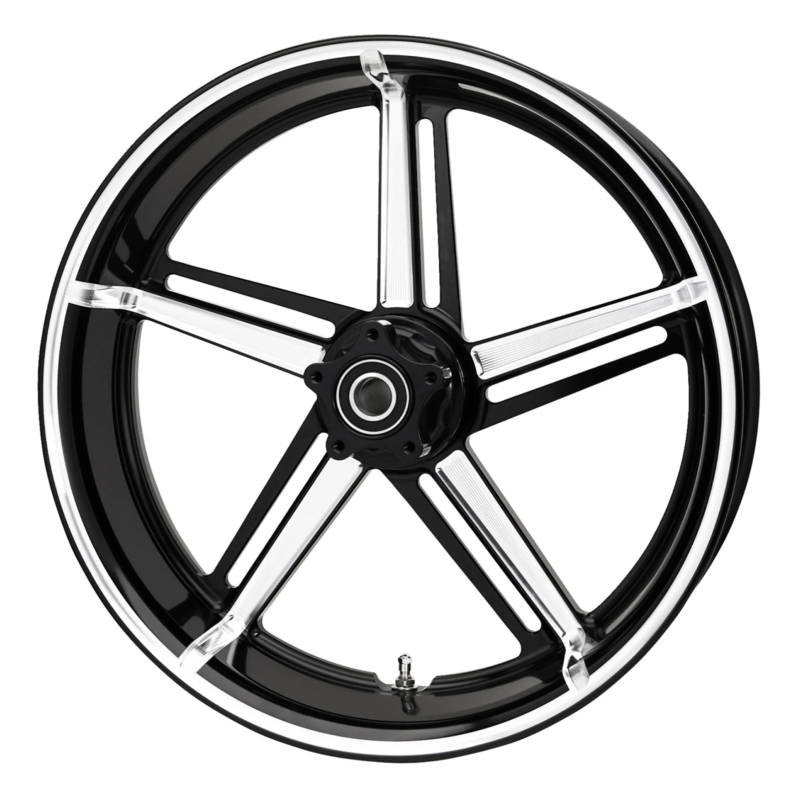 Black Aluminum Alloy Motorcycle Wheels Rim Motorcycle Front Wheel for Harley Touring Street Glide Rode Glide