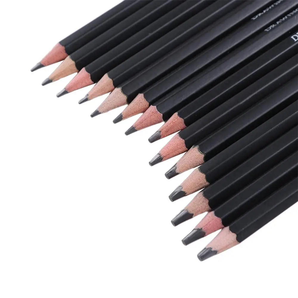 Smooth Writing Sketch Pencil Set HB 2H 4H B 2B 3B 4B 5B 6B 7B 8B Graphite Pencil 10B 12B 14B Professional Drawing Pencil