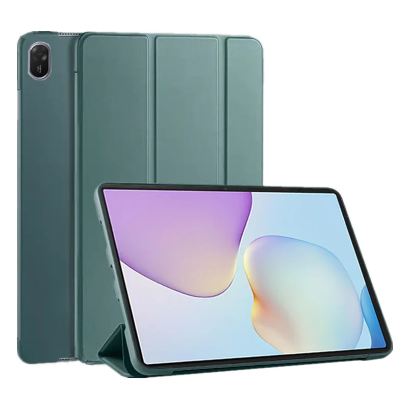

For Huawei MatePad 11.5 2025 Case TXZ-W09 11.5inch Magnetic Tri-folding Stand PU Silicone Soft TPU Back Tablet Funda Coque cover
