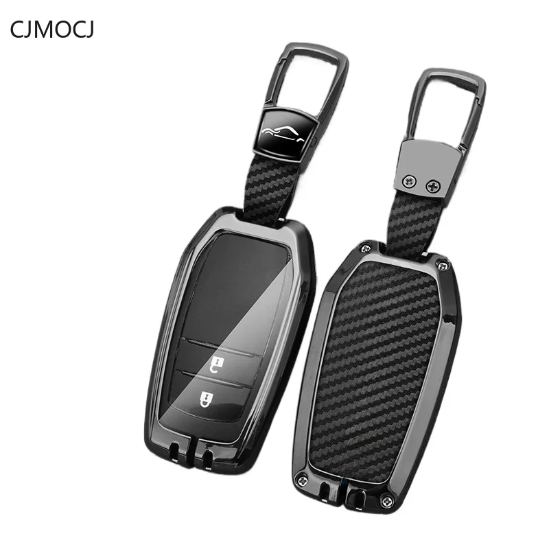 

Premium Zinc Alloy Key Cover for Toyota Highlander/Levin/Corolla/RAV4/IZOA/Camry - Protective Key Case Keybag Keychain