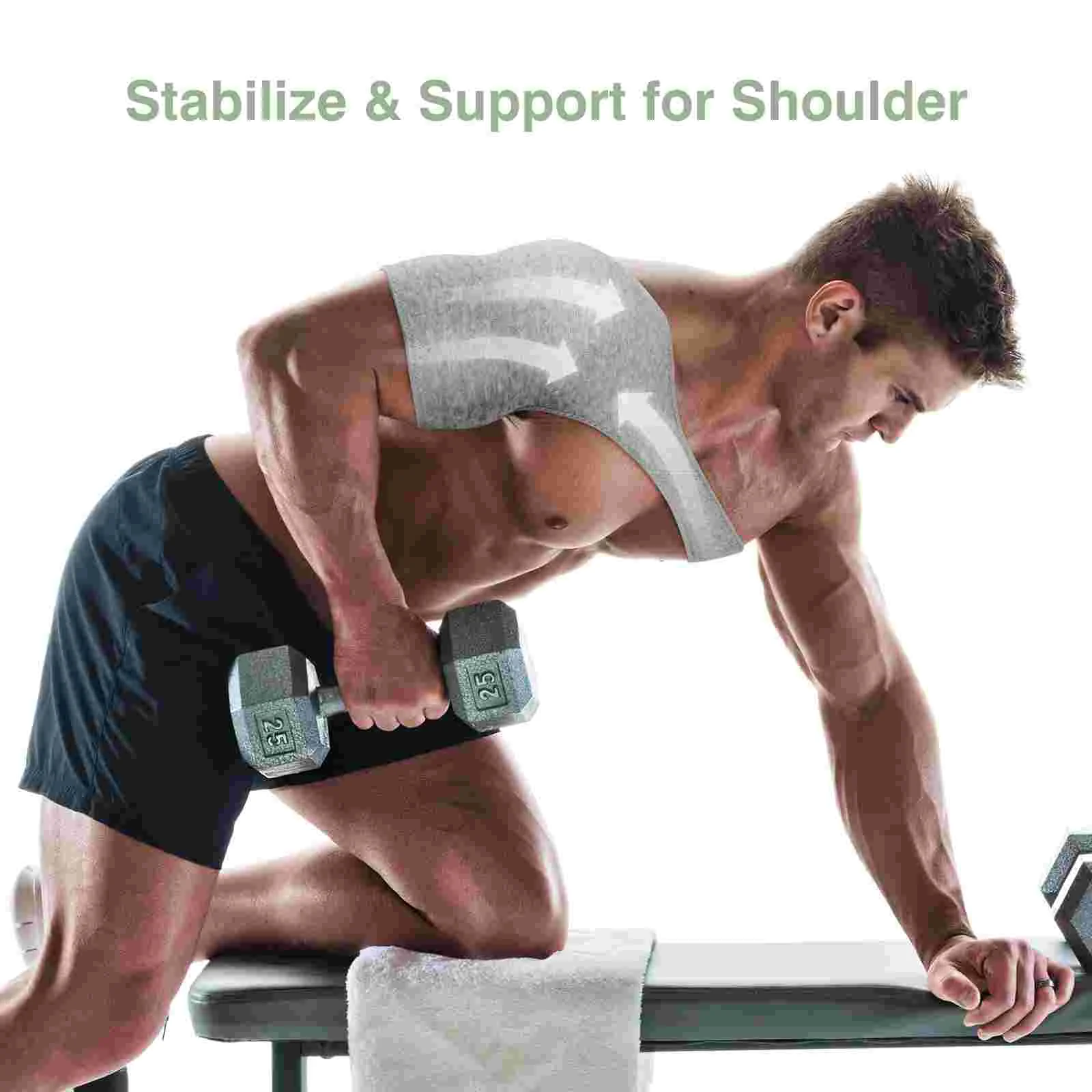 Fitness Equipment Shoulder Supports Immobilizers Adjustable Double Protection Sports Pads Single Warm Protective Straps Belt