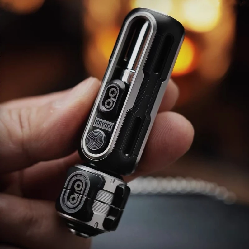 

New Tuning Fork Heavy Gunner EDC Mechanical Ejection Magnetic Push Egg Fidget Spinner Decompression Metal Slide Fingertip Toy Ag