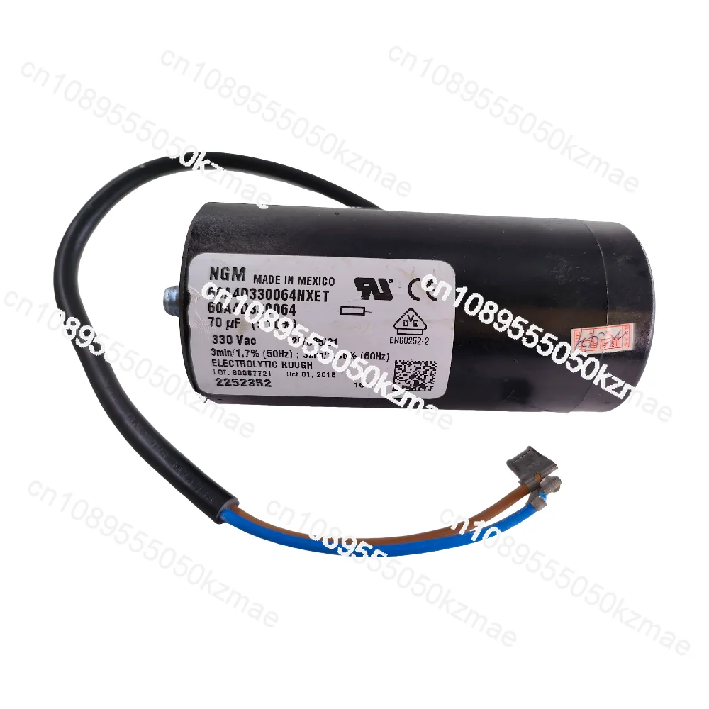 

Suitable for refrigerator compressor start capacitor 70uf330vac capacitor NGM 60A4D330064NXET 60A2S220088EYB
