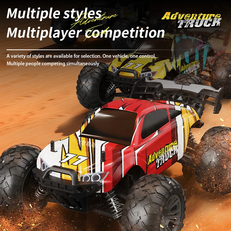 RC Auto Off Road 4x4 Ad Alta Velocità 30 KM/H Arrampicata Auto di Controllo Remoto con Faro A LED 4WD 1:16 Monster Truck Giocattoli per I Ragazzi Regali