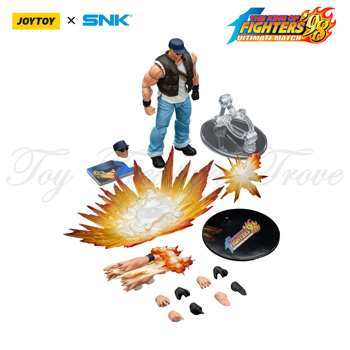[PRE ORDER] JOYTOY 1/18 Action Figures KOF'98UM Ikari Warriors Team 3PCS Ralf Jones Clark Still Leona Heidern Model Toy