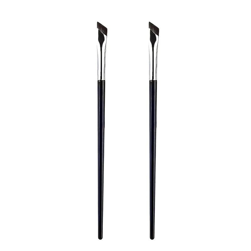 2/5 szt. Karsyngirl Ulepszony Pędzelek do Eyelineru z Ostrzem Ultra Cienki, Precyzyjny Pędzelek Kątowy do Brwi, Pędzelek do Konturowania Pod Oczy, Pędzelek do Precyzyjnych Detali — zdjęcie 6