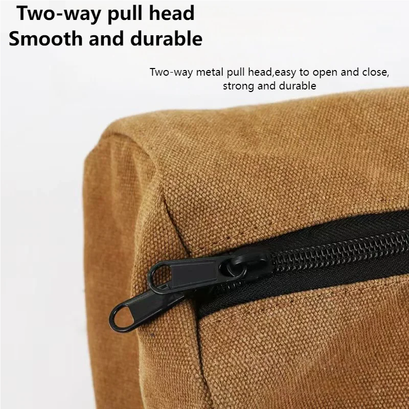 Angelruten-Tasche aus Canvas, leicht, mit Platz für einen Regenschirm, Angel-Tasche, tragbare Aufbewahrungstasche für den Außenbereich, Regenschirm-Tasche, Ruten-Tasche, Angel-Ausrüstungstasche mit großem Fassungsvermögen. – Detail 6