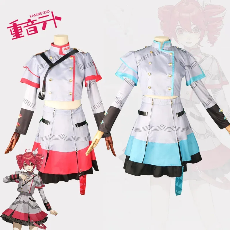 

New Halloween Cosplay Accent teto, same style cosplay costume, cute and sweet virtual singer, haughty girl, cosplay, anime perfo