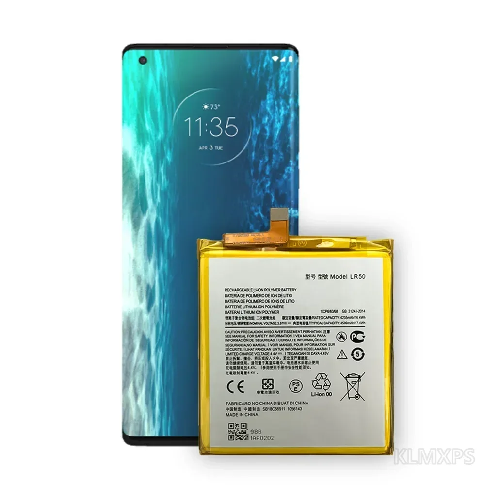 High Quality Mobile Phone Replacement Battery LR50 4500mAh Lithium For Motorola Moto Edge XT2063-3 Repair Battery Long Lasting