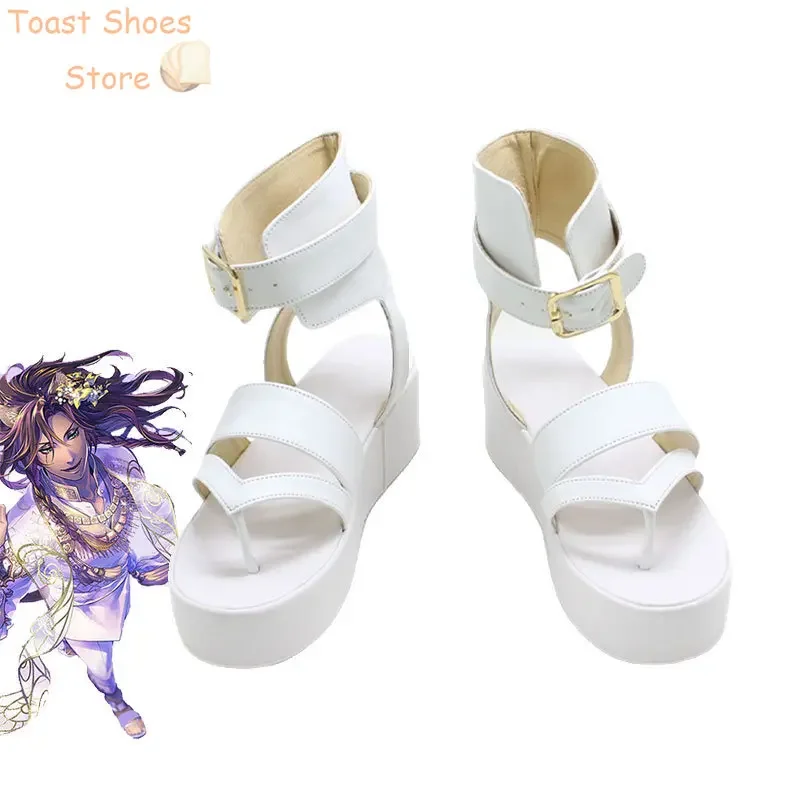 Game Twisted Wonderland Savanaclaw Leona Cosplay Shoes PU Leather Shoes Halloween Carnival Boots Cosplay Props Costume Prop