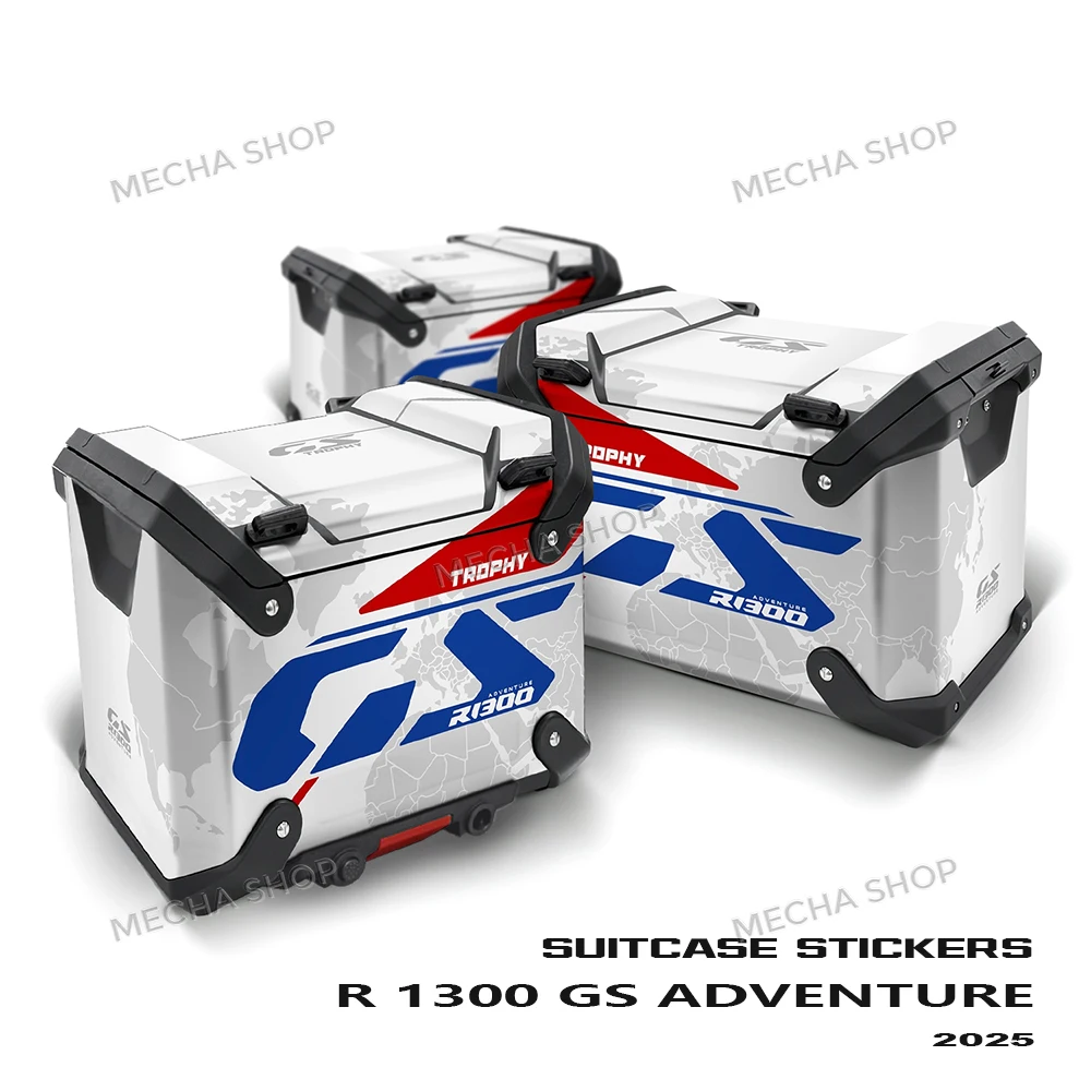 For R 1300 GS Adventure Aluminium Panniers Sticker Motorcycle Suitcase Stickers GS1300ADV Protective Decal Complete Graphics Kit