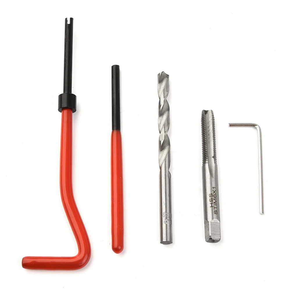 

Car Spanner Spares Thread Repair Inserts Set Hand Tools Accessories Drill Tap DIY Installation Disassembly Automotive