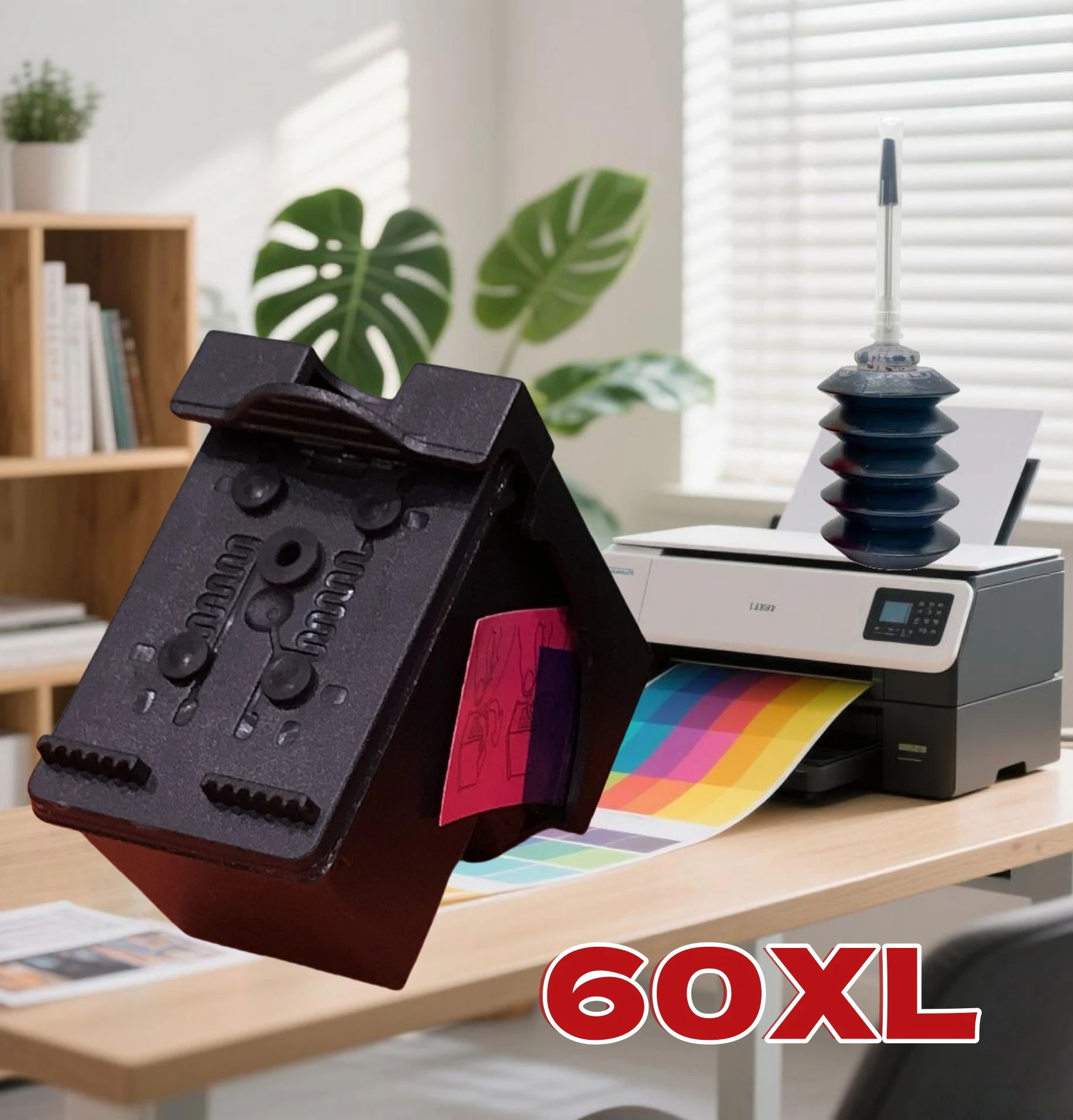 

Чернильный картридж принтера 60XL 60 XL для HP Deskjet F4210 F4213 F4235 F4240 F4272 F4275 F4280 F4283 для HP60