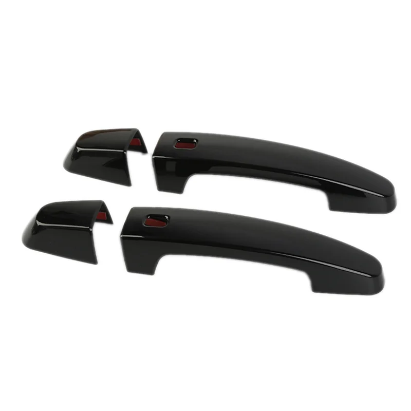 

Car Exterior Door Handle Cover Trim Decor For Camaro 2016 2017 2018 2019 2020 Spare Parts ABS Black