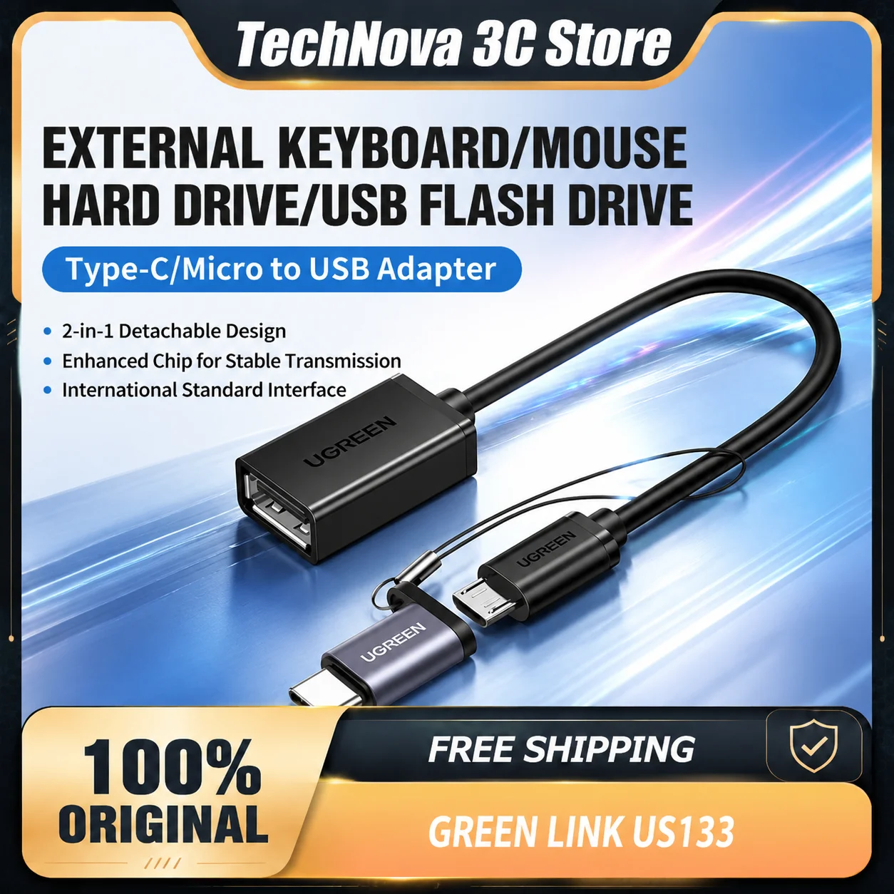 Braided Line - Ugreen USB Cable Adapte Type C