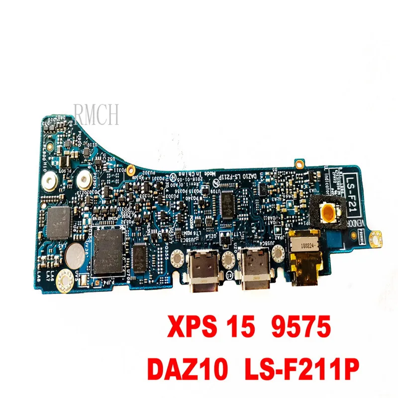 LS-F211P Original para DELL XPX 15 9575, placa USB, placa de Audio XPS 15 9575, DAZ10 probado, buen envío gratis