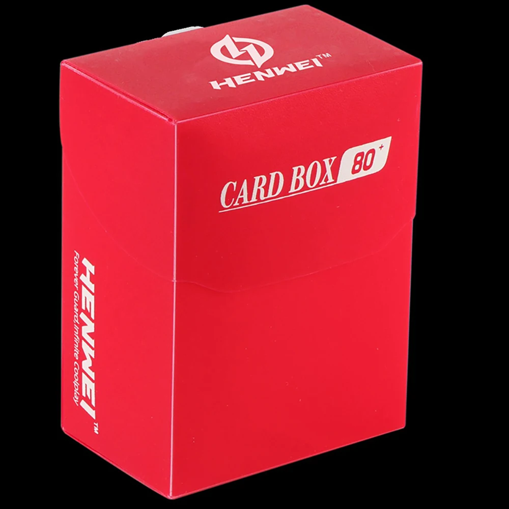 80 + Card Deck Box PP Materiaal Draagbare Veel Kleur TCG Kaarten Case voor MTG/YGO/TCG verzamelen PP Opslag