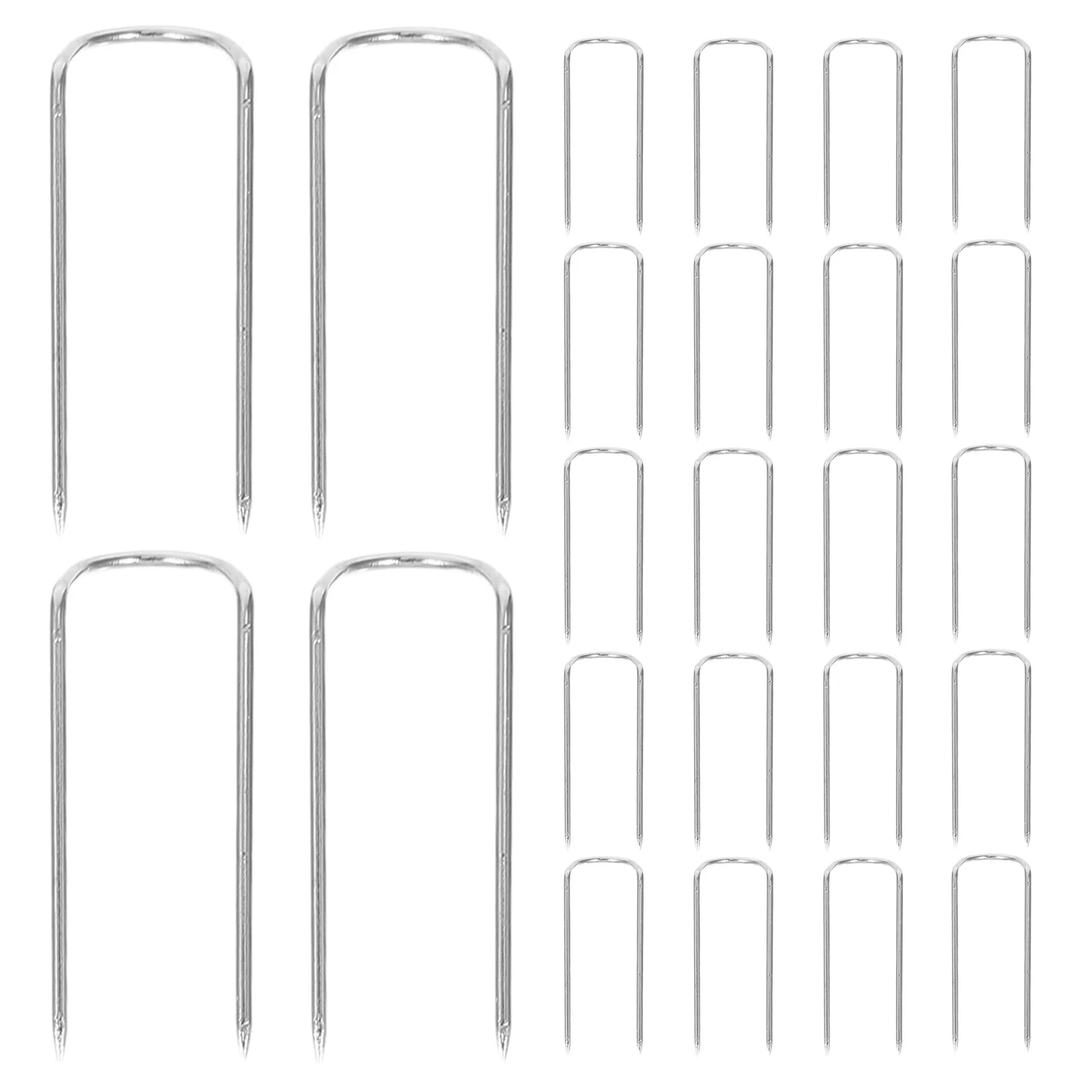 

400Pcs Sewing Pins Stainless Steel U Shape for Quilting Patchwork Fabric Holding Needlecrafts Projects Fork Pins Craft Tools
