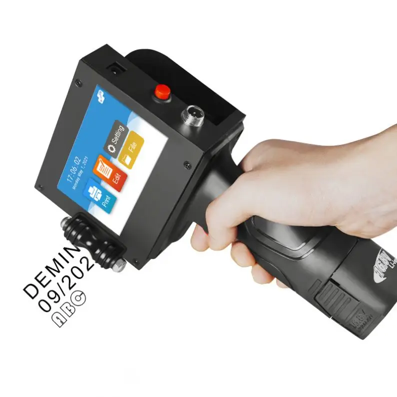 MX3 Handheld Inkjet Printer QR Code Packaging Production Date Coding Machine logo Small Automatic Inkjet Printer Printing