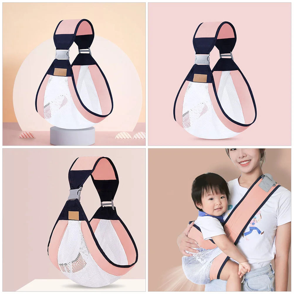 One Shoulder Baby Carrier Newborn Front Infant Mesh Hip Suspend Wraps Seat for Holder Outdoor