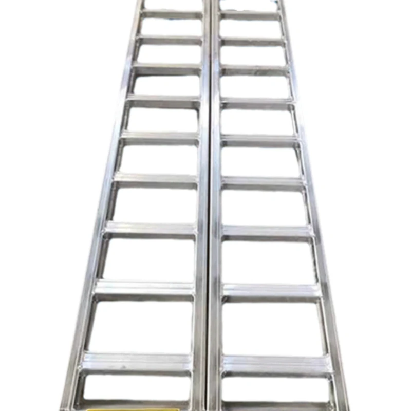 

Forklift rotary tiller truck bridge crawler truck harvester ladder aluminum closed bridge ladder bridge ladder up and down