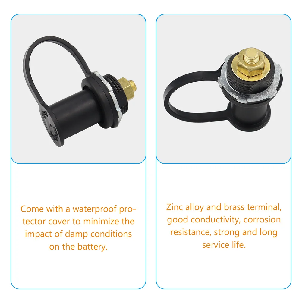 

Post for Boat Charging Pile Terminal Automotive Accessories Black Rubber