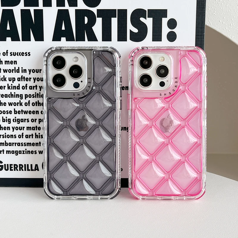 

Luxury 3-in-1 Hard PC Frame+Soft TPU Backboard Shockproof Phone Case For IPhone 15 Pro Max 11 12 13 14 Pro Max Plus Back Cover