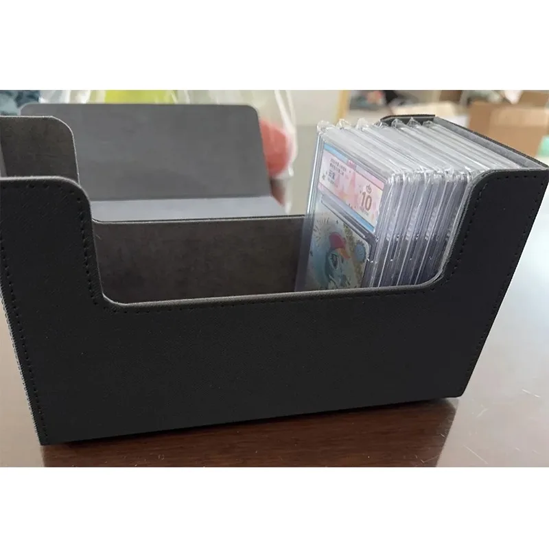 

Trading Card Deck Box Slabs Card Storage Organizer for PSA BGS CSG CGC Graded Cards Brick Case for MTG PKM PTCG Game Cards Hold