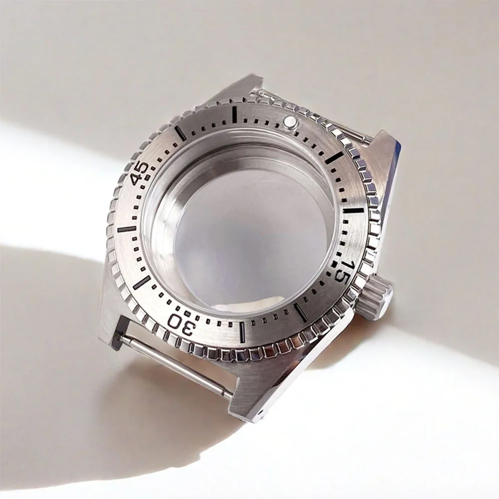 

20ATM New 62MAS Sapphire Crystal Glass Men Watch Case For Fit Japan NH35 NH36 NH38 ETA2824 PT5000 Automatic Mechanical Movement