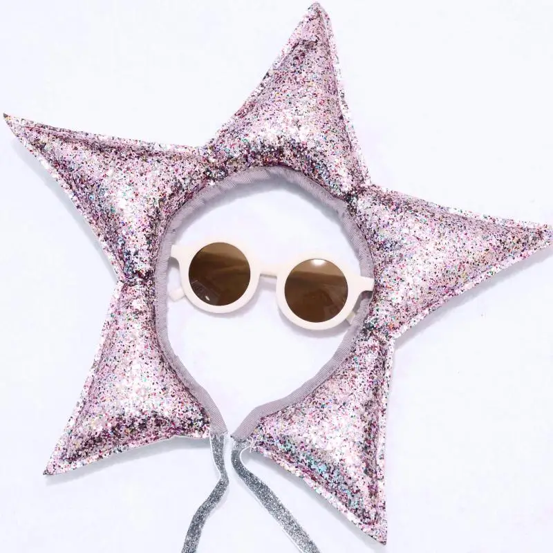 Creative and funny Christmas and birthday hair accessories for babies, star hairbands, runway shows, and headband props