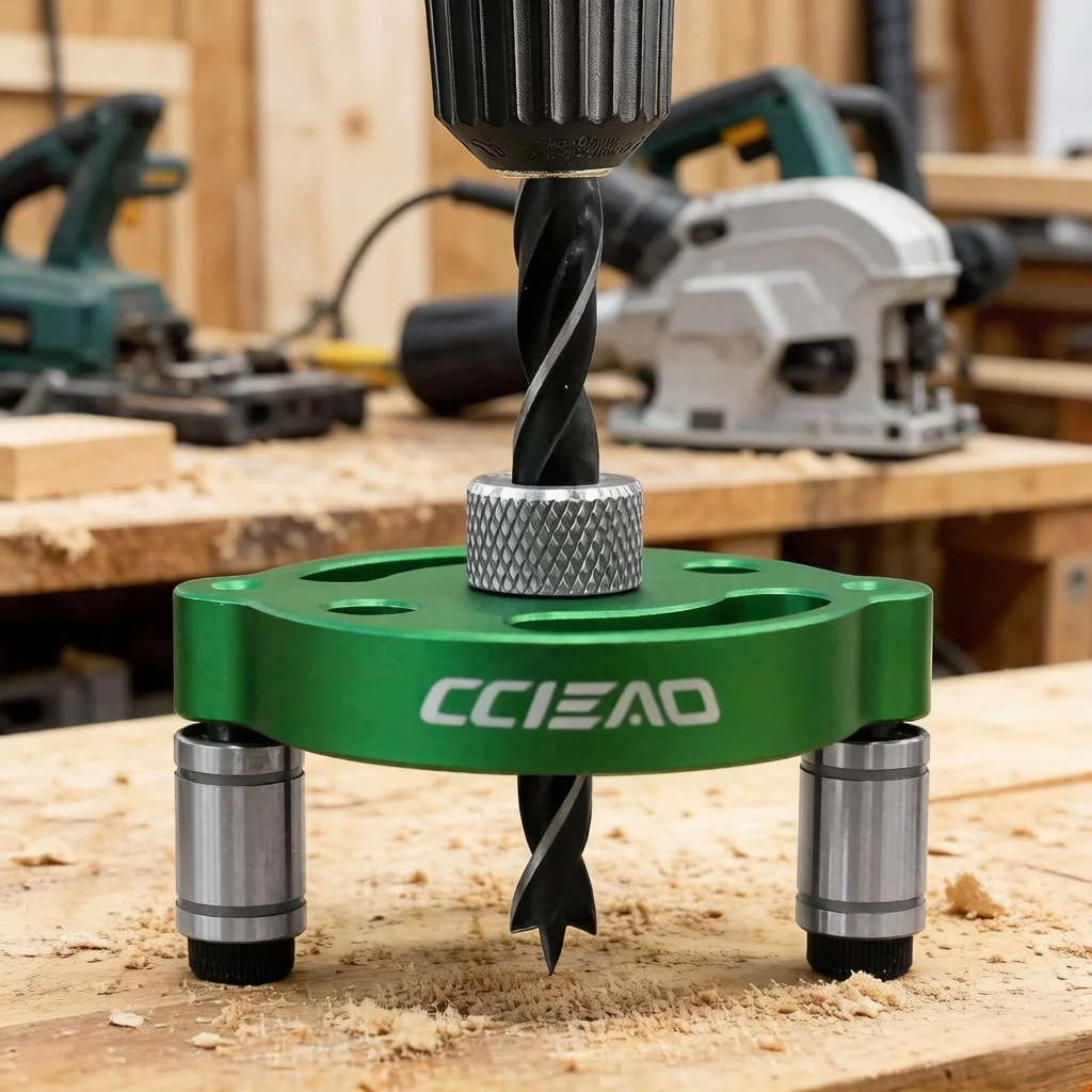 

Вертикальный локатор для сверления прямых отверстий по дереву, регулируемый, 3-10 мм, высокоточный, для деревообработки