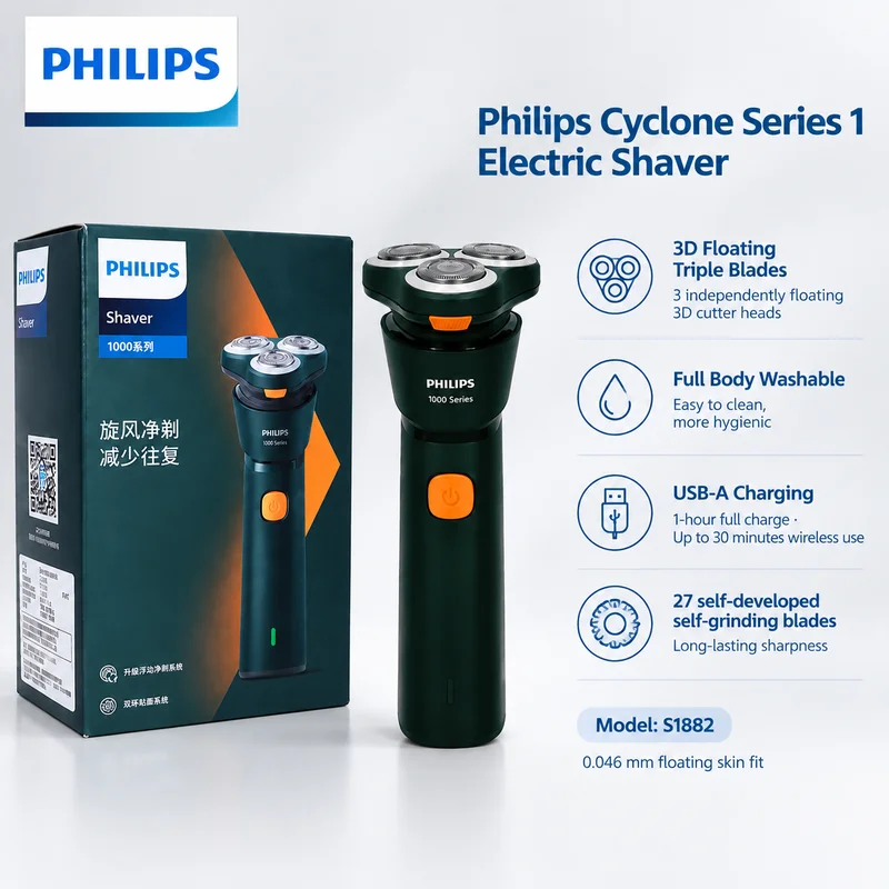 philips-series-1-turbo-electric-shaver-with-3d-floating-triple-blades-full-body-washable-usb-a-charging-for-men