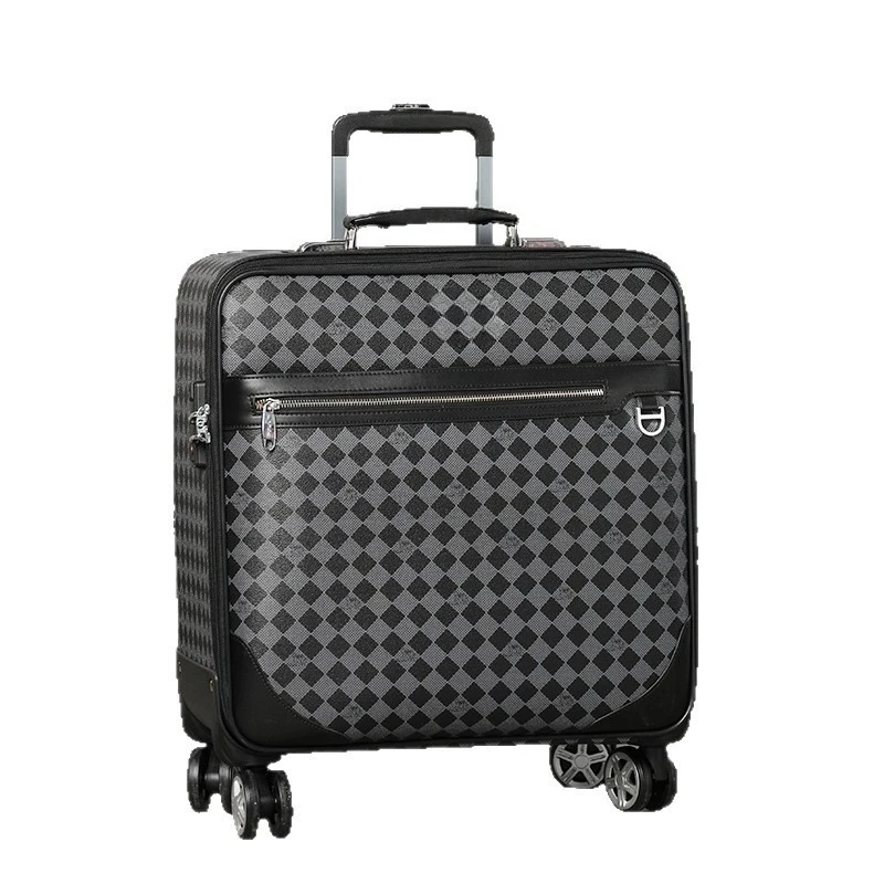 

Luggage 20 inch multi-functional fashion trolley case business universal wheel small password boarding case