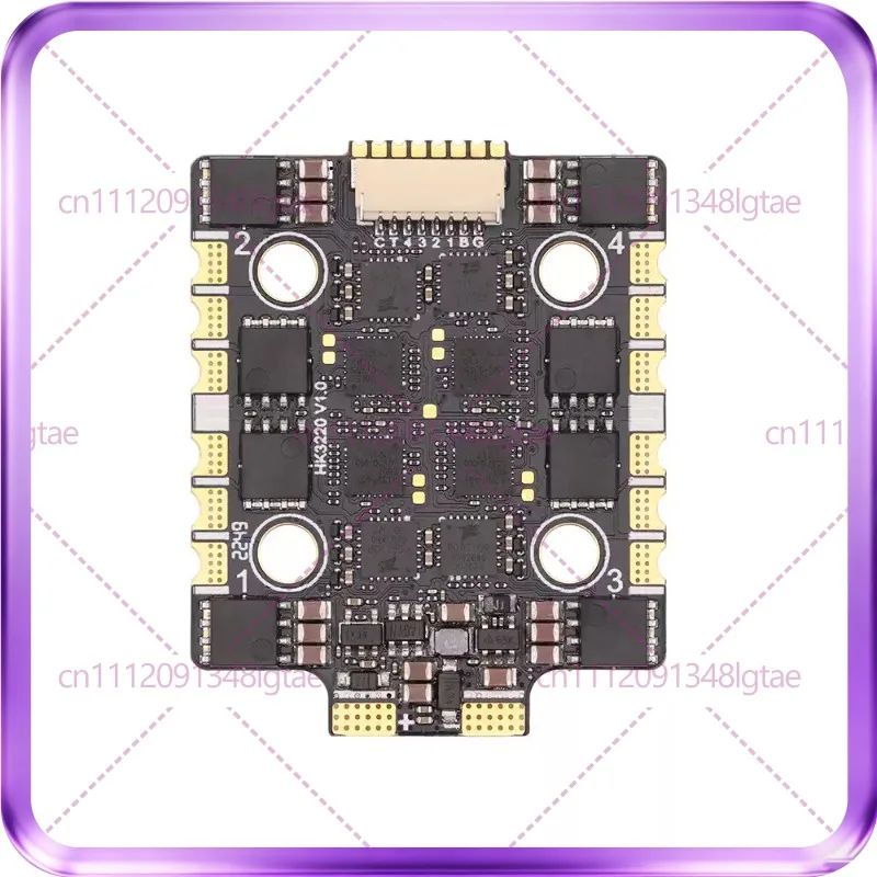 For HAKRC BLHeli 32-bit 60A 65A 4-in-1 electronic governor 20x20mm 2-6S ESC
