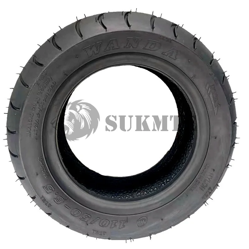 Electric Scooter Vacuum Tires 110/50-6.5 Vacuum Tires 90/65-6.5 Pneumatic  Wanda Tire