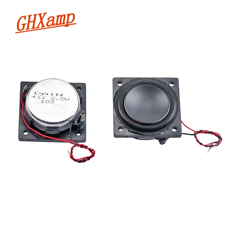 GHXAMP For DAIN Audio 1.2-inch 32mm Neodymium Full Range Speaker 4ohm 2W High-temperature Resistant Large Voice Coil 1Pairs