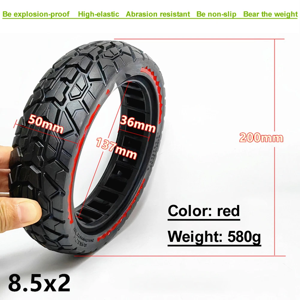 

Шина для электрического скутера Pro2 8,5 дюймов, шина для скутера, обслуживание скутера, полая конструкция, несущая способность, резиновый материал