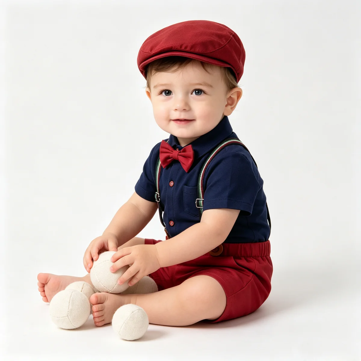 بدلة رسمية للأطفال الرضع والأو - مراجعة Baby Boy Suit Set Baptism وسعره