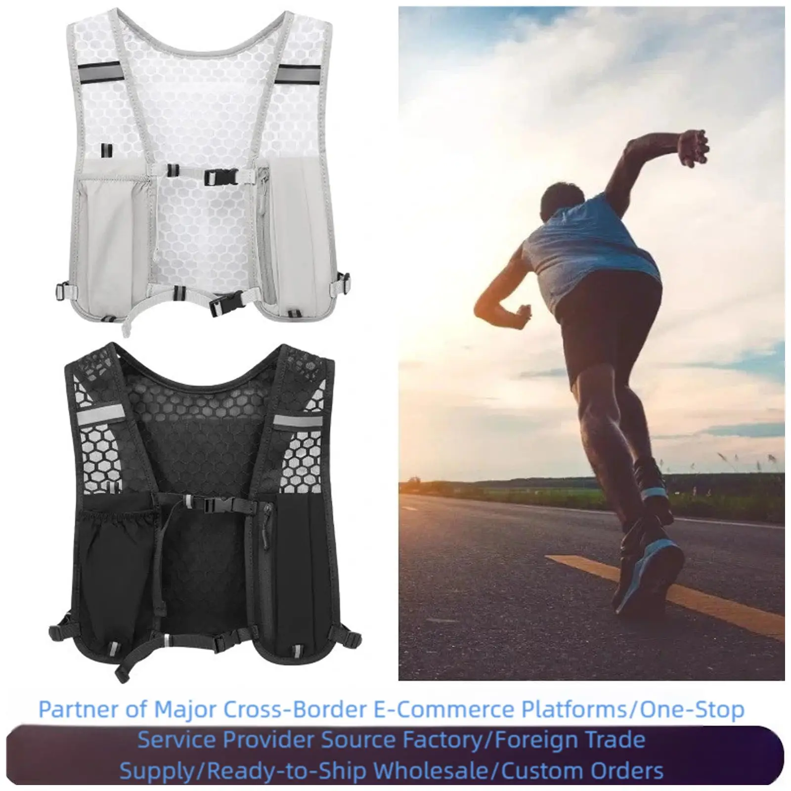 Hydration Running Vest Lightweight Water Backpack Pack for Men Women Hydration Water Pack for Cycling, Running, Hiking, Biking