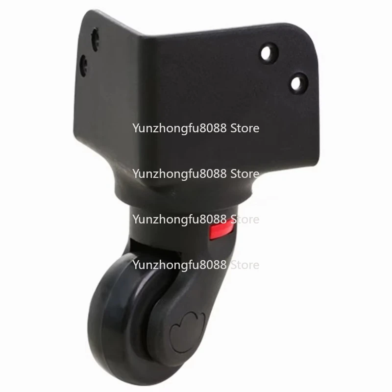 الدوار كتم 2 بوصة الإسكان البلاستيكية القابلة للإزالة 360 درجة عجلات الدورية الأمتعة صندوق الأحذية الأمتعة حقيبة عربة عجلة الزاوية #1