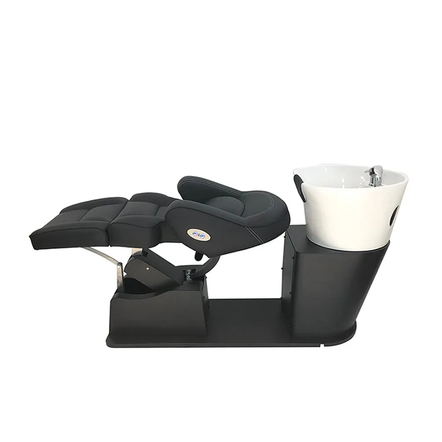 Luxury Electric Head Shampoo Massage Chair Salon Washing Spa Chair Hair Shampoo Bed for Barbers Reclining Chair