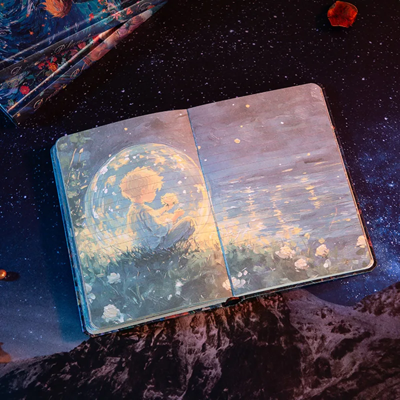 Quaderno A5 con copertina rigida, illustrazioni con copertina rigida per pittura a olio, manuale a colori, 128 fogli/libro, 100 g/m2, manuale professionale