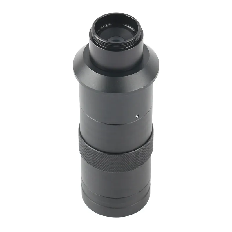 Adjustable 25-200X 260X Zoom Lens C CS Mount Industry Microscope Lens Microscopio Accessories For HDMI USB VGA Microscope Camera